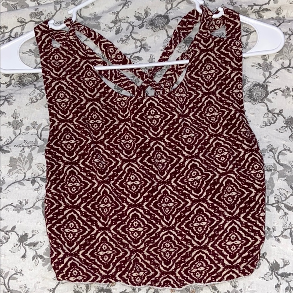 Earthbound Tribal crop tank top